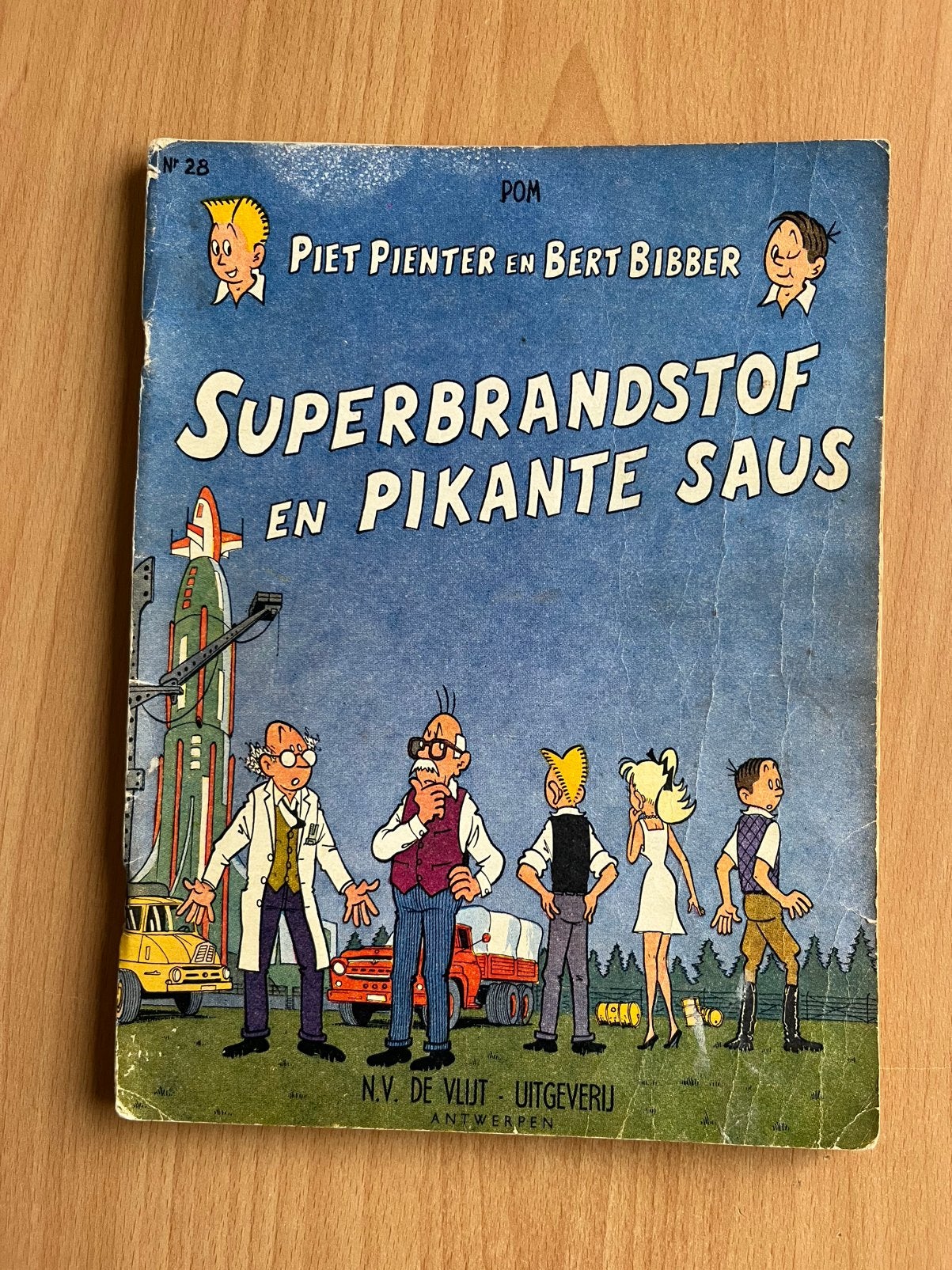 Piet Pienter en Bert Bibber: Superbrandstof en Pikante Saus, Gelezen, Eén stripboek, Ophalen of Verzenden, POM