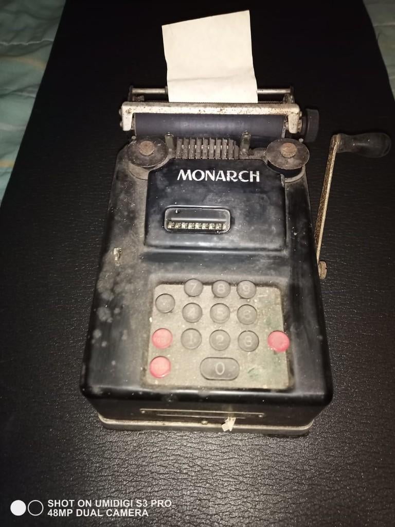 calculatrice mécanique ancienne, Enlèvement