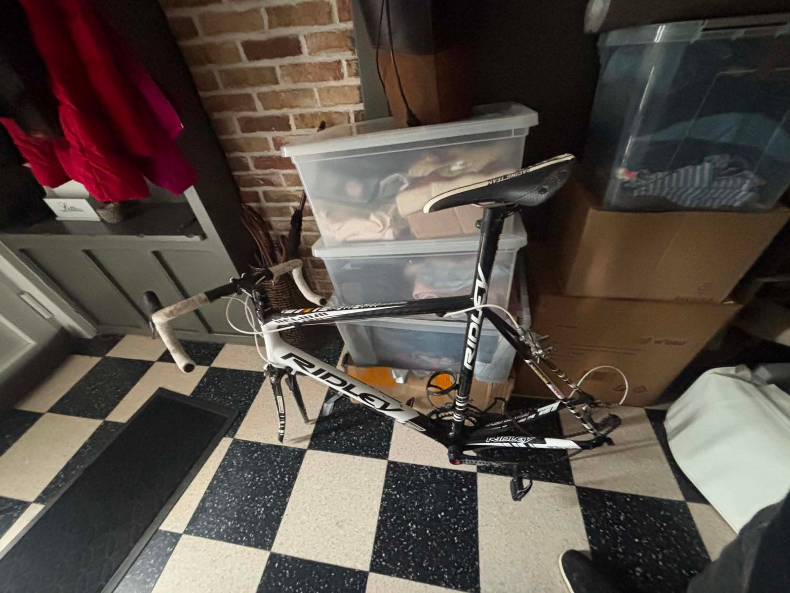 Koers fiets, Ophalen, Zo goed als nieuw