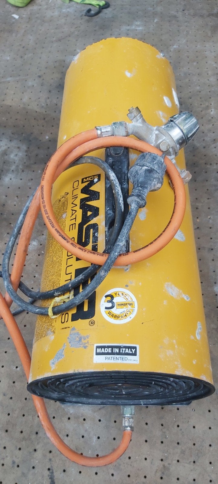 Canon à chaleur de chantier MASTER au gaz BLP33, Enlèvement