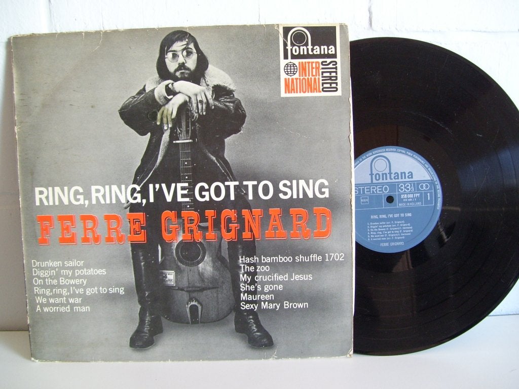 FERRE GRIGNARD  ring,ring, i've got to sing, 12 pouces, Pressage original, Enlèvement ou Envoi, Utilisé