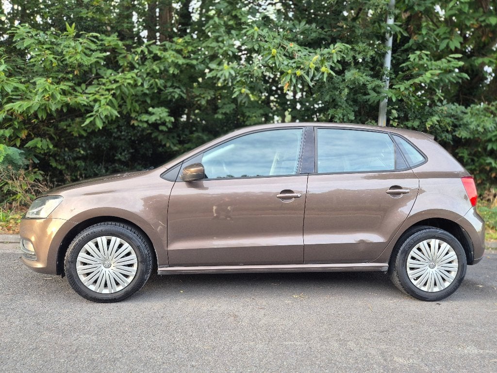 Volkswagen Polo 1.0 Benzine 75PK Comfortline Navi Airco, Auto's, Voorwielaandrijving, Stof, Bruin, 5 deurs