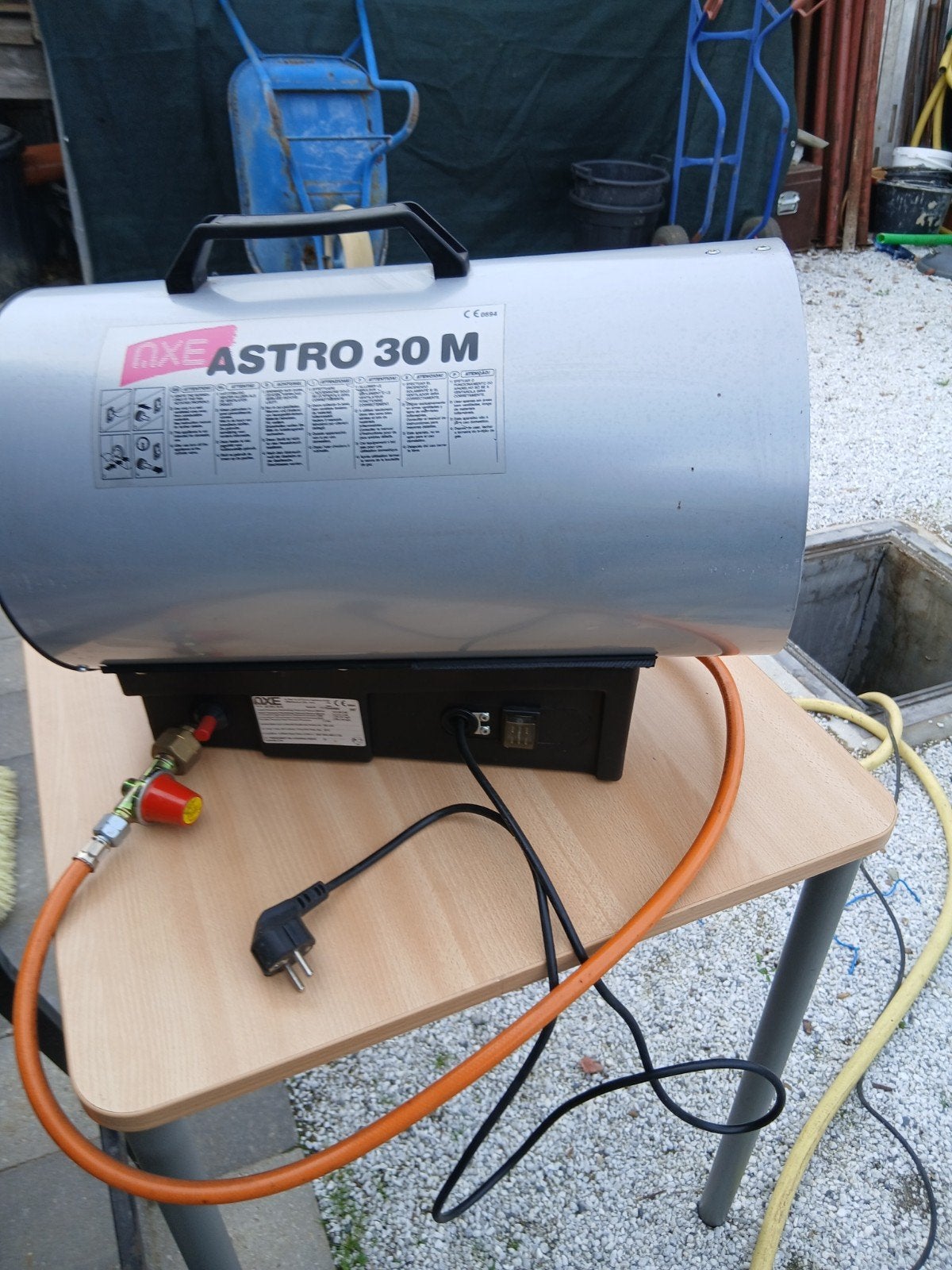 gas hetelucht kanon, Doe-het-zelf en Bouw, Ophalen, Zo goed als nieuw, Propaan of Butaan