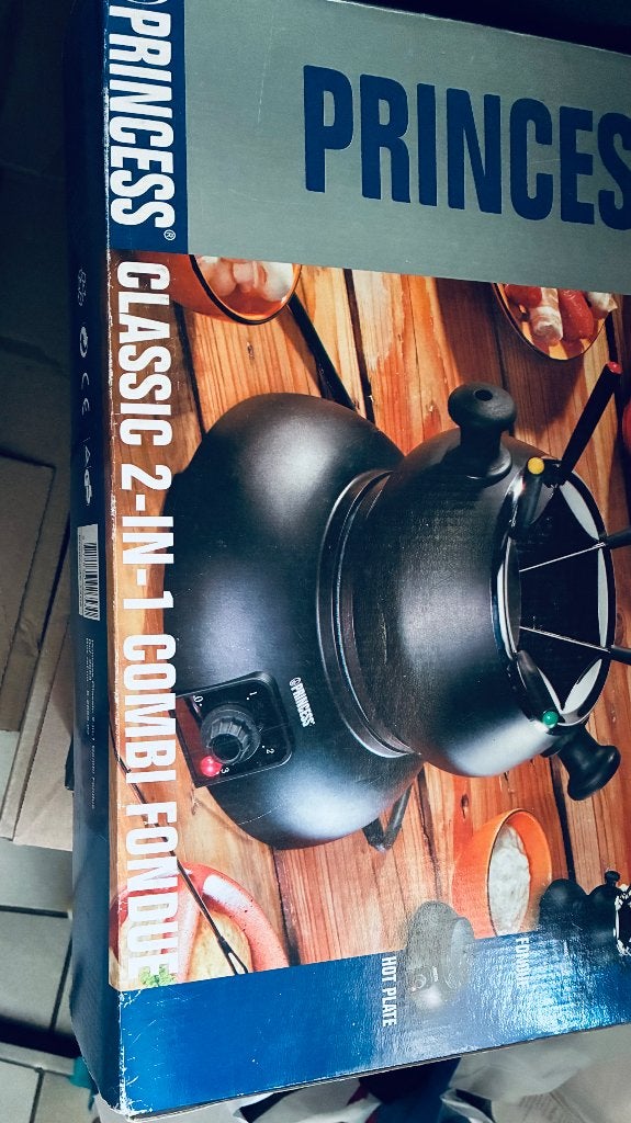 Fondue 2-in1, Elektronische apparatuur, Ophalen, Zo goed als nieuw, Fondueset