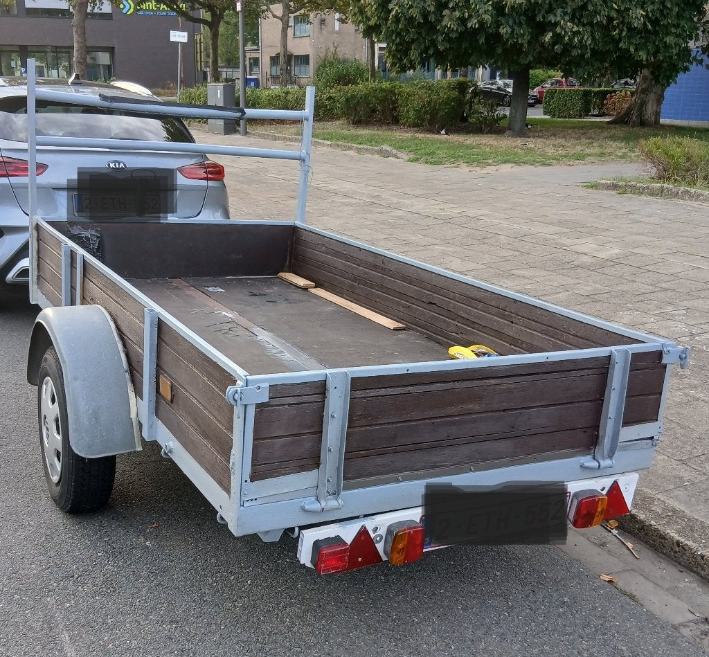 aanhangwagen te huur, Enlèvement