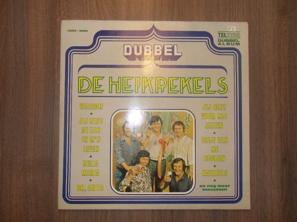 De Heikrekels - Dubbel, Ophalen of Verzenden, Gebruikt, 12 inch, Levenslied of Smartlap