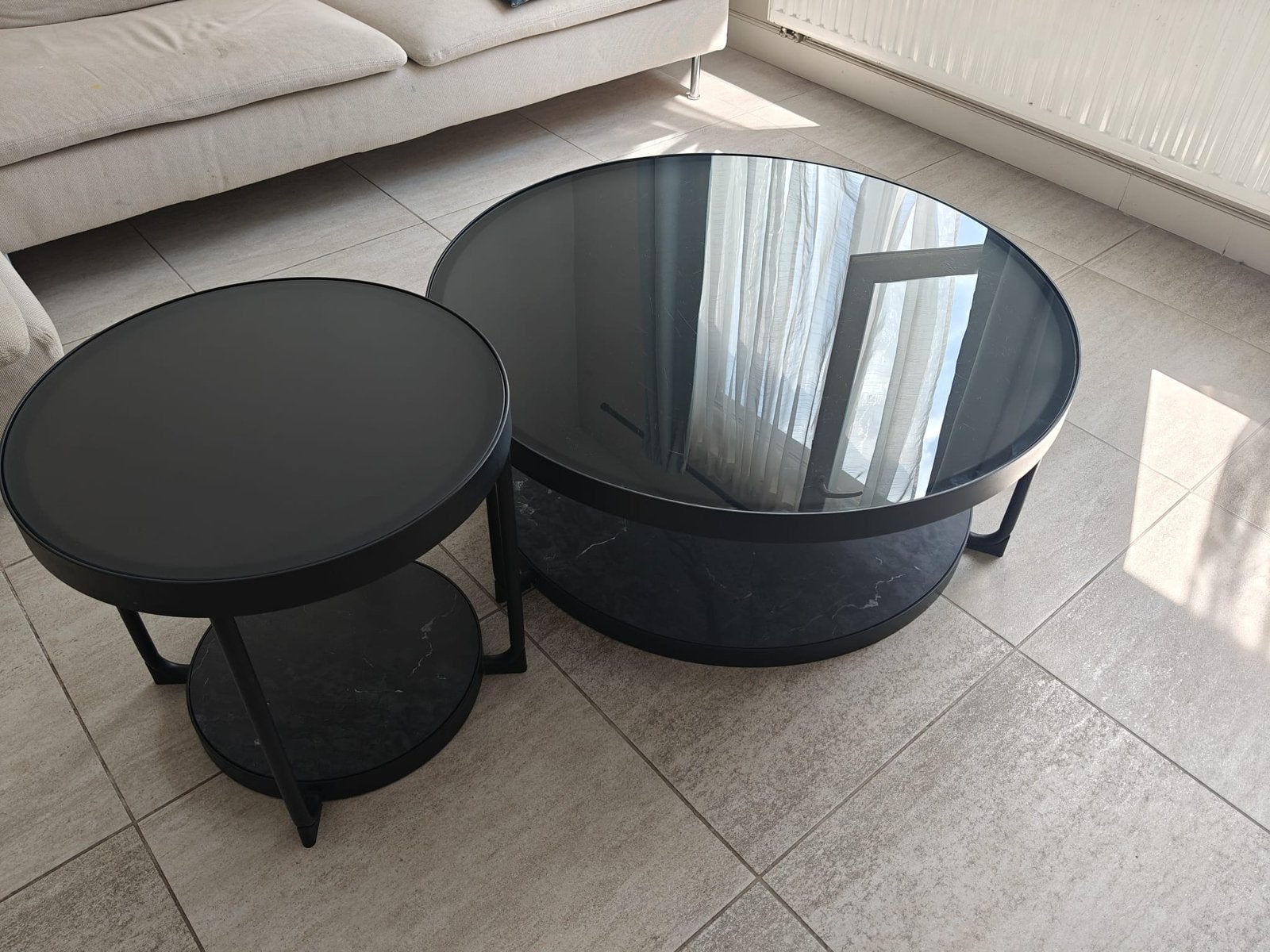 Table basse, Ophalen, Zo goed als nieuw, Glas