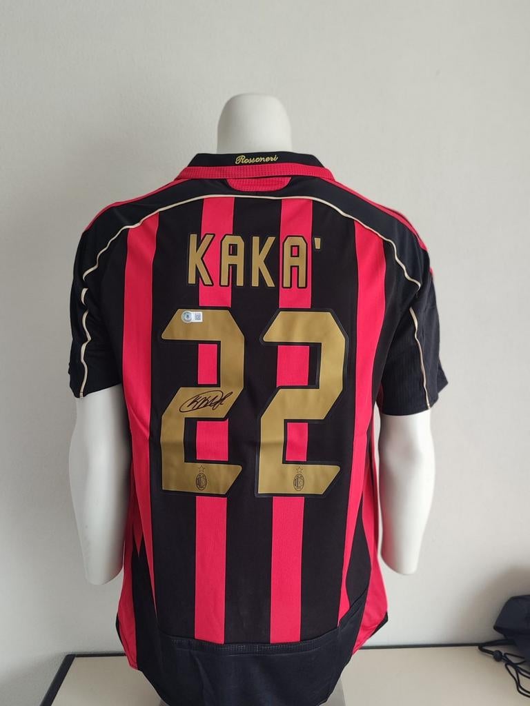 Maillot Kaka signé AC Milan avec manteau Beckett, Enlèvement ou Envoi, Neuf, Maillot