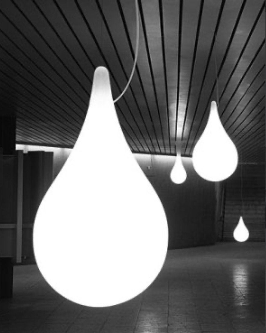 Hanglampen druppel (3 stuks), Ophalen, Gebruikt, Kunststof