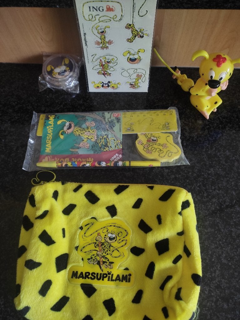 Divers Marsupilami (Vente à la pièce ou en lot- V. photos)., Collections, Enlèvement ou Envoi, Autres personnages, Neuf, Livre ou Jeu
