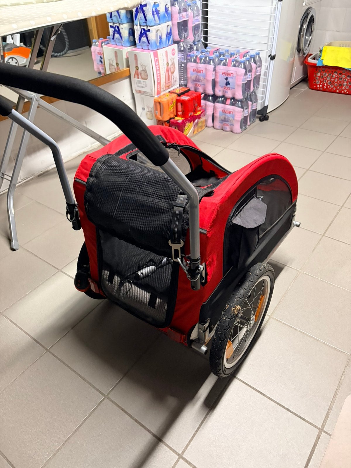 Fiets-en wandelkar Trixie M, Remorque pour chien, Pliable, 20 à 40 kg, Enlèvement