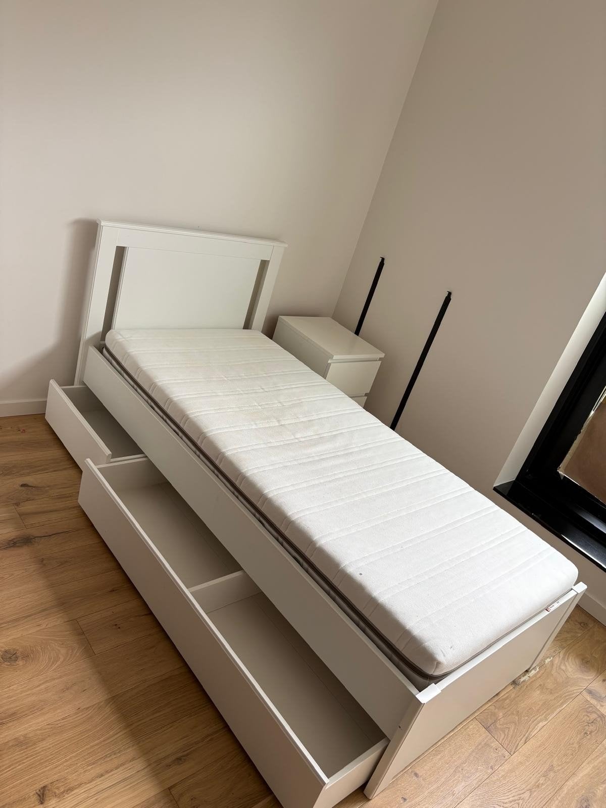 Lit Ikea Songesand 90*200, Maison & Meubles, Chambre à coucher | Lits, 90 cm, Enlèvement, Utilisé, 200 cm