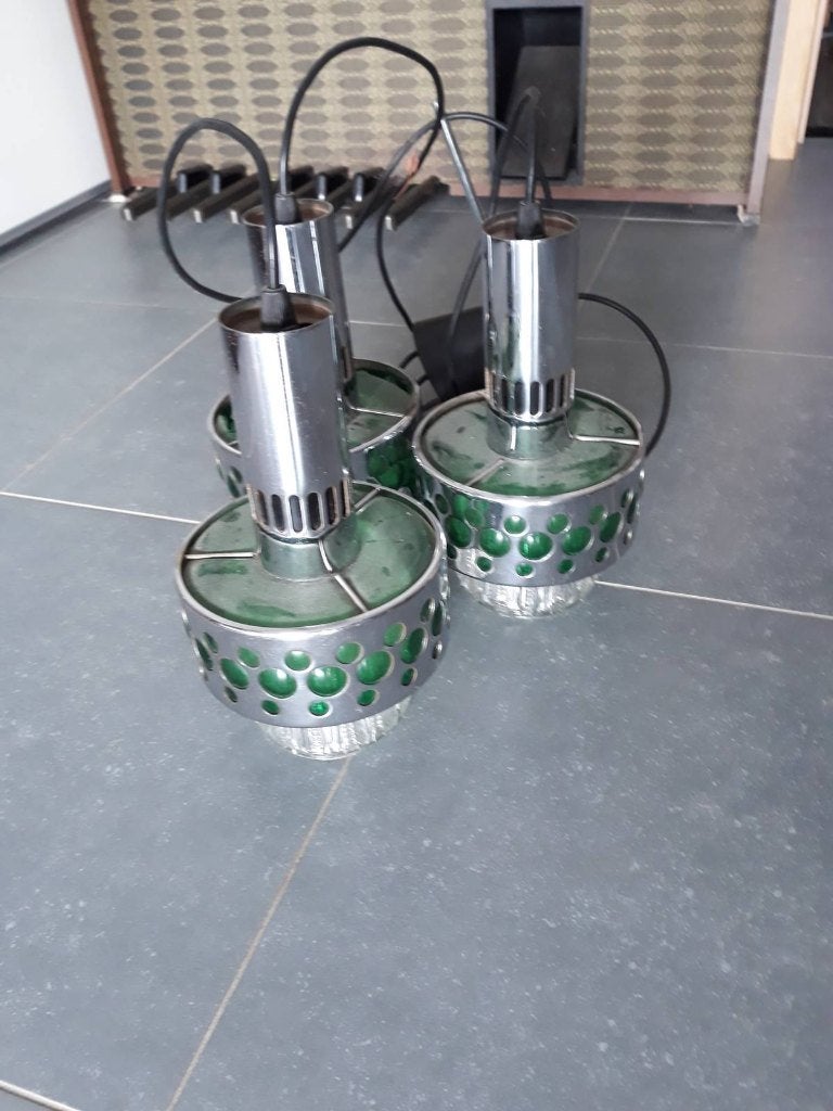 Vintage luster/hanglamp, Antiek en Kunst, Antiek | Verlichting, Ophalen