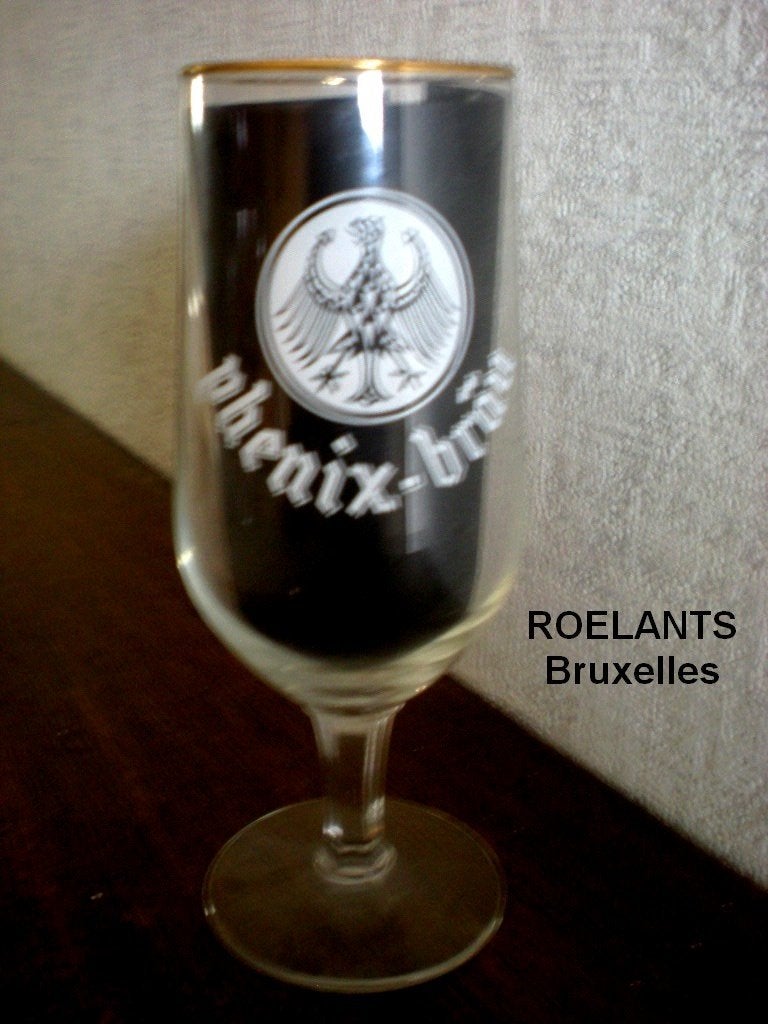 Roelants - Phénix-Brau, Verzamelen, Biermerken, Ophalen of Verzenden, Zo goed als nieuw, Glas of Glazen