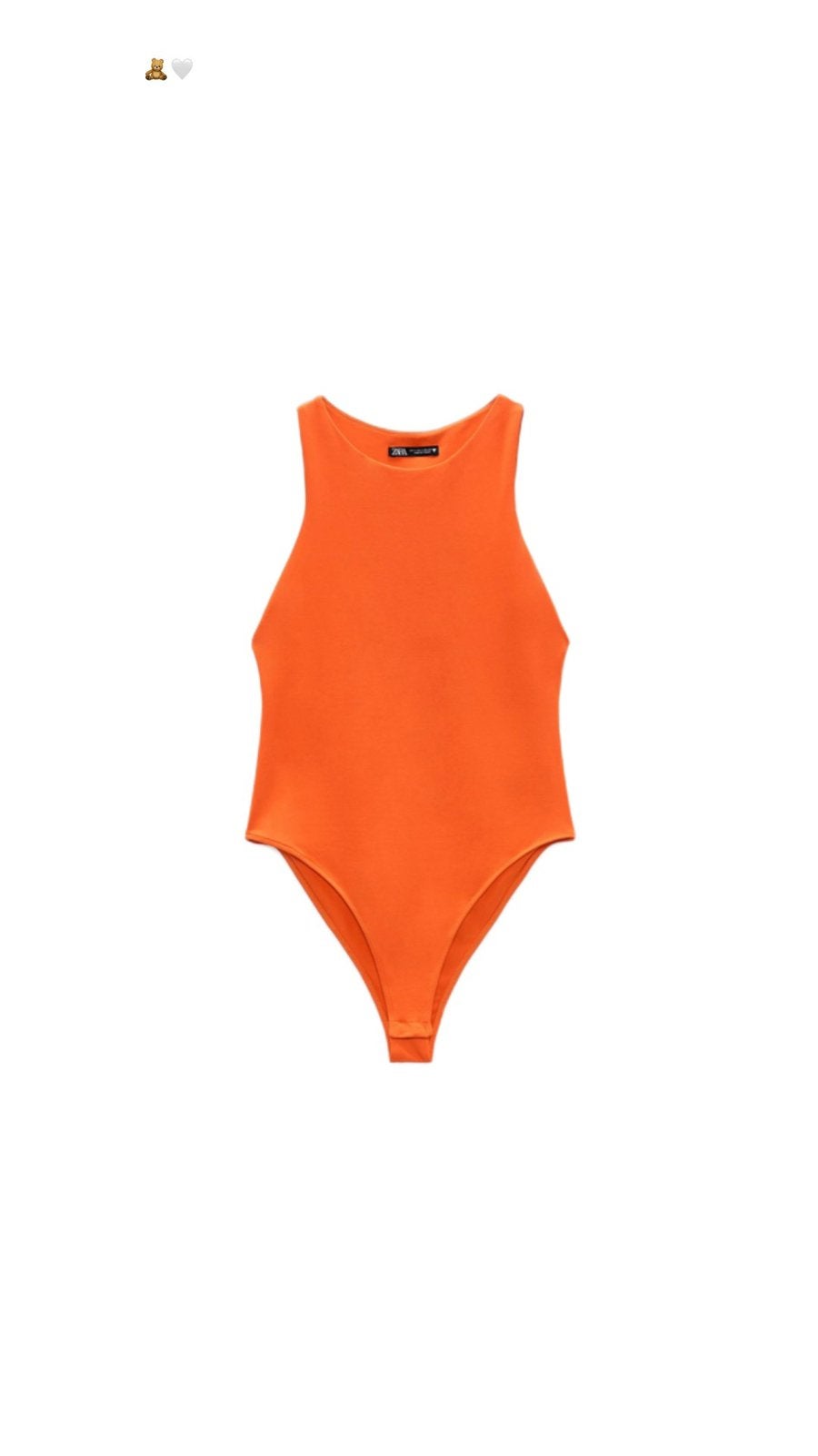 Oranje bodysuit, Ophalen, Gedragen, Oranje