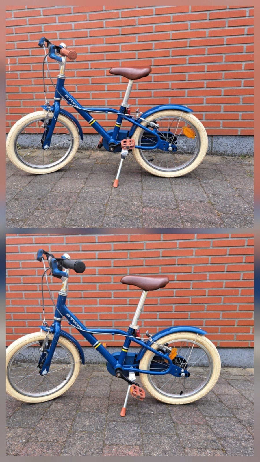 2 identieke fietsjes 14 inch, Ophalen, Zo goed als nieuw, Minder dan 16 inch, Btwin