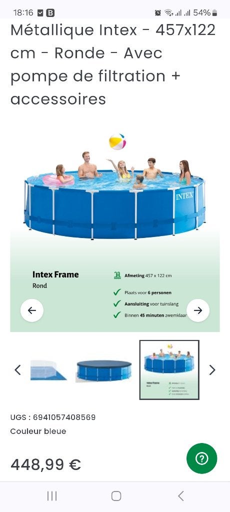 Picine, Enlèvement, Utilisé, Échelle