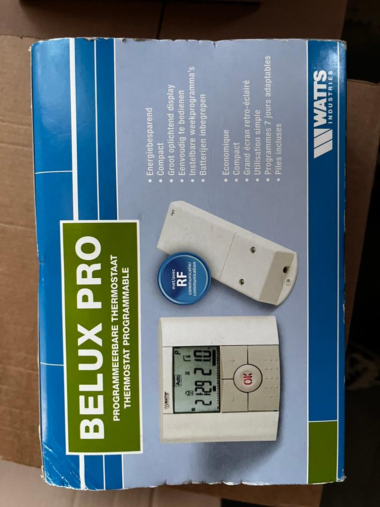 Draadloze thermostaat Belux Pro Watts, Enlèvement ou Envoi, Neuf