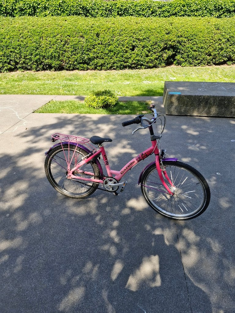 Meisjefiets Gazelle 24 inch, 3 gears, Ophalen, Gebruikt, 24 inch, Gazelle