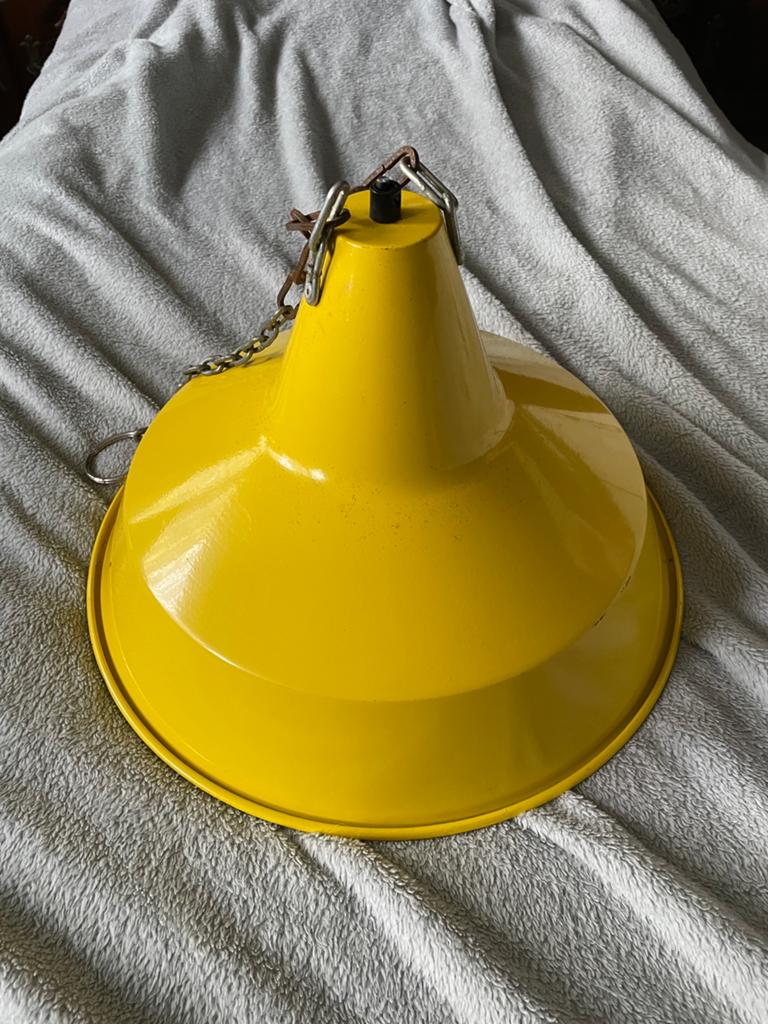 Vintage industriële lamp, Huis en Inrichting, Ophalen of Verzenden