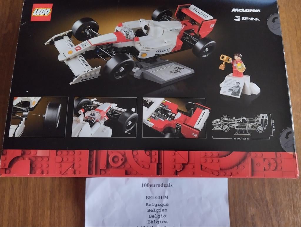 LEGO Icons McLaren MP4/4 en Ayrton Senna - 10330 -, Verzenden, Nieuw, Complete set, Lego