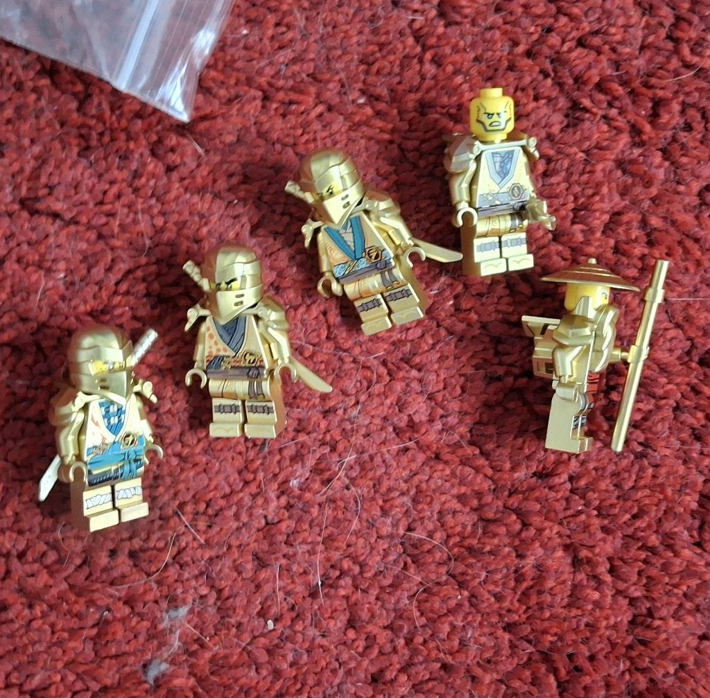 figurines compatible lego ninjago gold, Enlèvement ou Envoi, Lego, Minifigurines incluses, Comme neuf