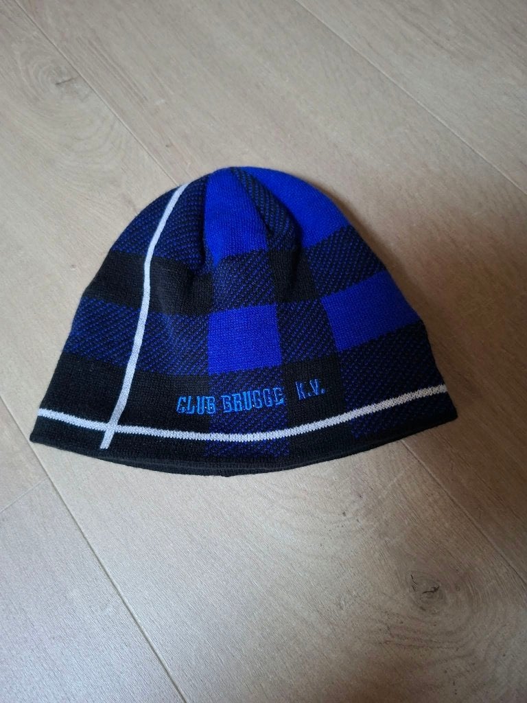 Club Brugge : Bonnet doublé chaud (TU), Football, Enlèvement ou Envoi, Autres tailles, Porté