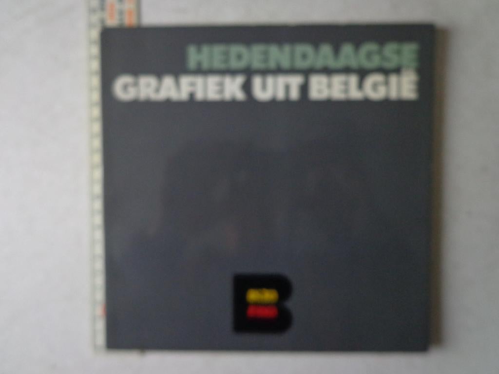 catalogus "Hedendaagse grafiek uit België" uit 1980, Enlèvement ou Envoi, Utilisé, Design graphique
