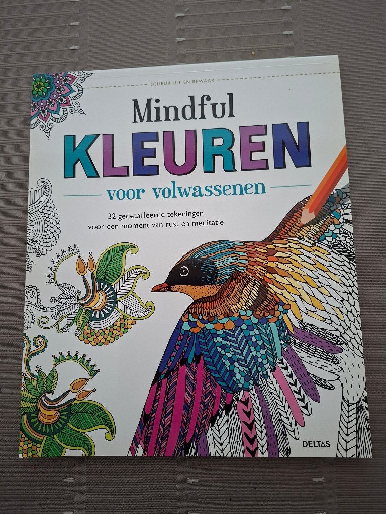 MINDFUL kleuren voor volwassenen, Hobby & Loisirs créatifs, Dessin, Enlèvement, Neuf, Papier, Carnet de croquis ou à dessin