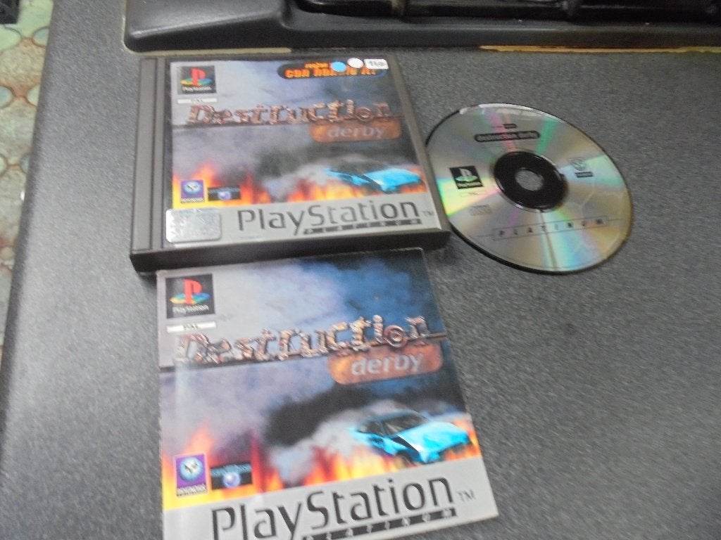 Playstation 1 Destruction Derby (orig), Consoles de jeu & Jeux vidéo, Enlèvement ou Envoi, 1 joueur, Course et Pilotage, Utilisé