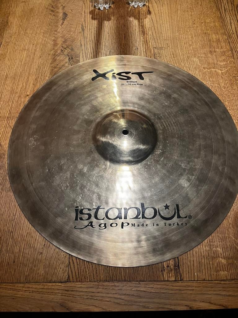 Cymbale Istanbul Xist Ride 21’, Musique & Instruments, Enlèvement, Utilisé