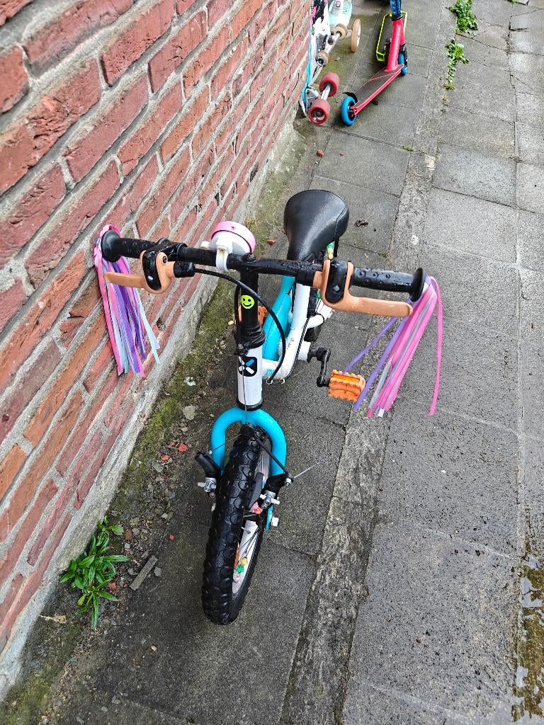 kinderfiets decathlon 14', Fietsen en Brommers, Ophalen, Gebruikt, Velgrem, Minder dan 16 inch