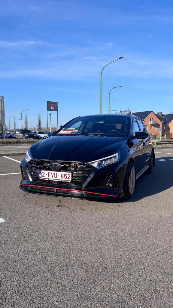 2022 Hyundai i20 N-line volledige optie, Auto's, Hyundai, Voorwielaandrijving, Stof, 1165 kg, Zwart