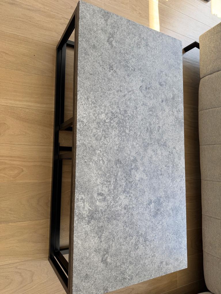 Salontafel met 2 bijzettafeltjes, Huis en Inrichting, Tafels | Salontafels, Gebruikt, 100 tot 150 cm, 50 tot 100 cm, Rechthoekig