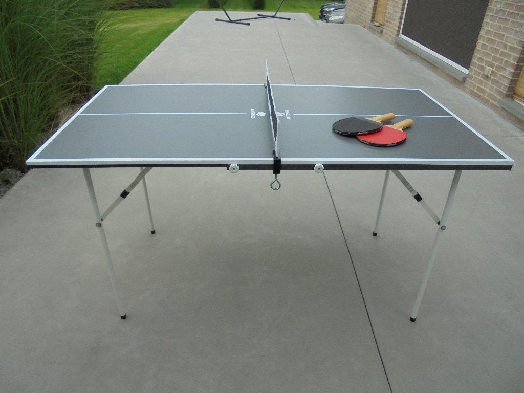Artengo tafeltennistafel voor binnen 140cmx73cm, Sport en Fitness, Tafeltennis, Ophalen, Gebruikt, Tafel Indoor, Inklapbaar