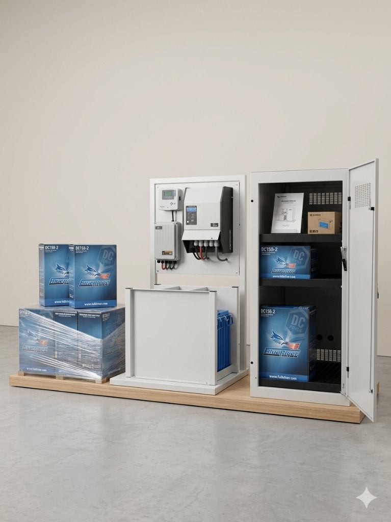 Off-grid energieopslag systeem, Ophalen, Zo goed als nieuw, Overige typen