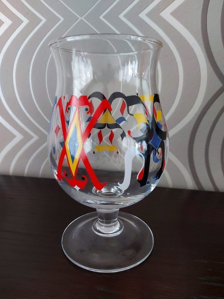 Duvel glas 'Letman', Verzamelen, Glas en Drinkglazen, Ophalen of Verzenden, Bierglas