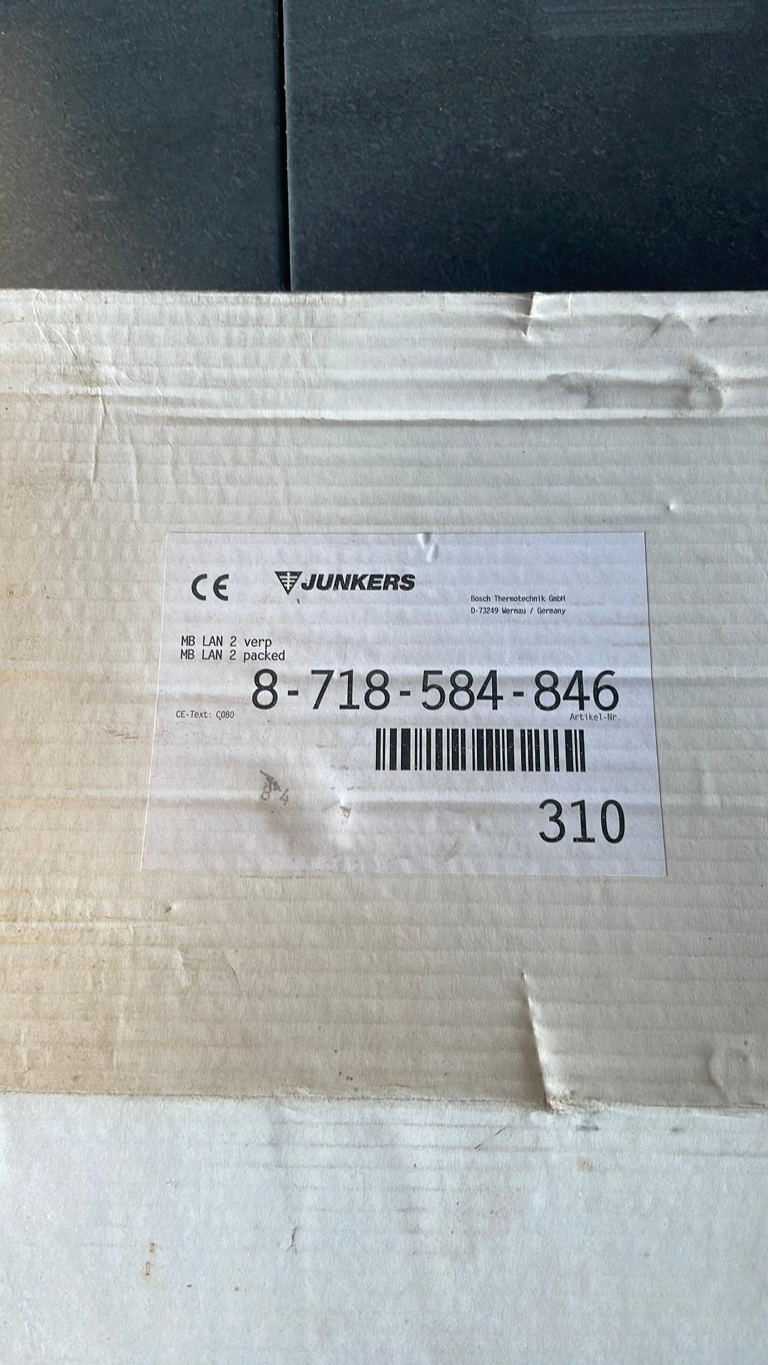 Junkers MB Lan 2 module, Enlèvement, Comme neuf, Thermostat