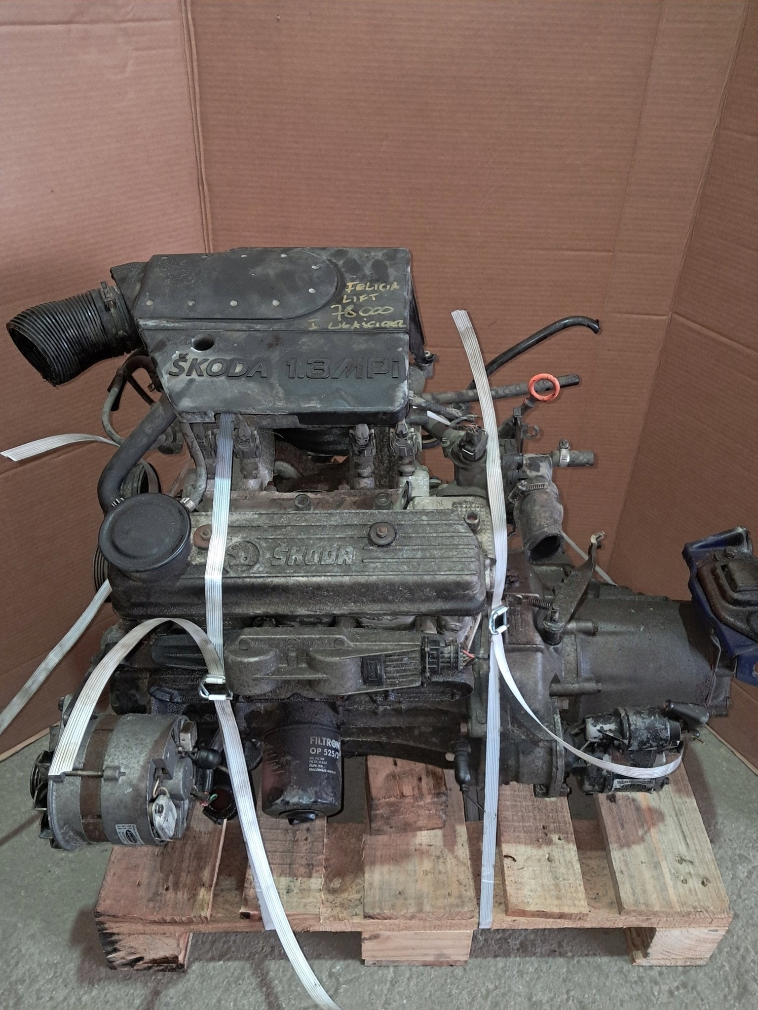 Moteur 135B Complet SKODA FELICIA FAVORIT, Verzenden, Gebruikt, Overige automerken