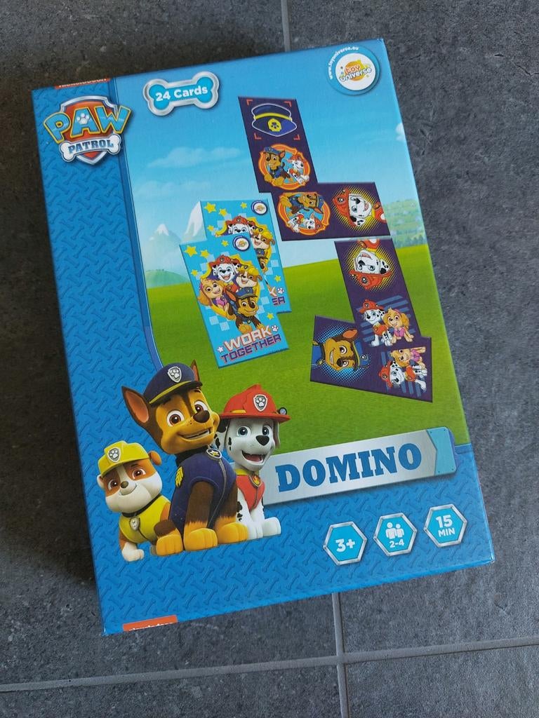 Domino paw patrol, Ophalen of Verzenden, Zo goed als nieuw, 2 tot 4 jaar