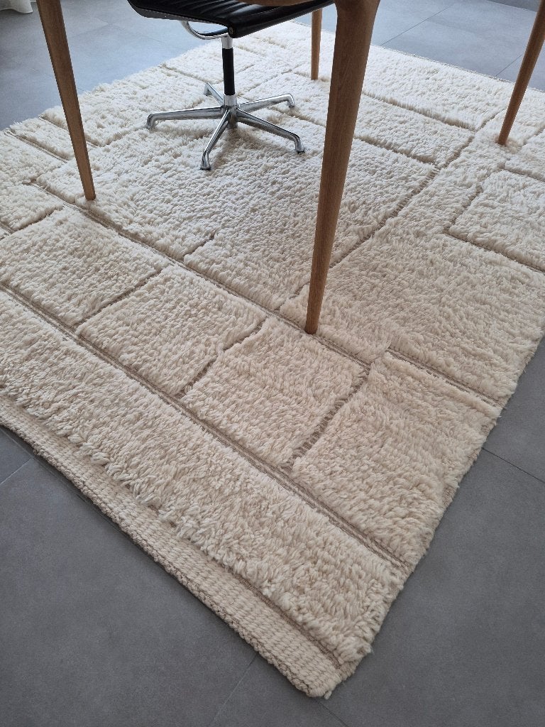 Wollen vloerkleed, Ophalen, 150 tot 200 cm, 200 cm of meer, Zo goed als nieuw