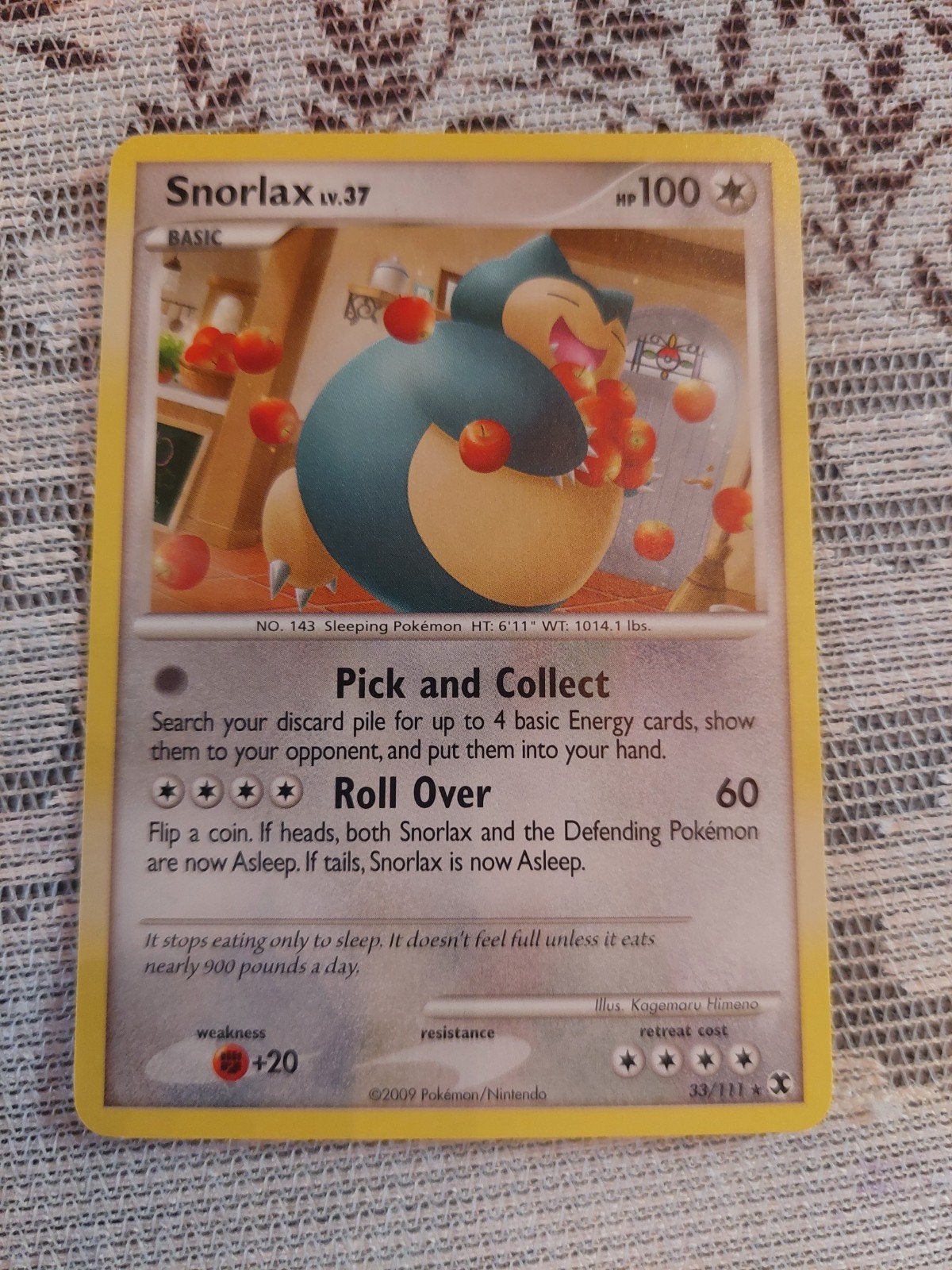 Snorlax lv37, Ophalen of Verzenden