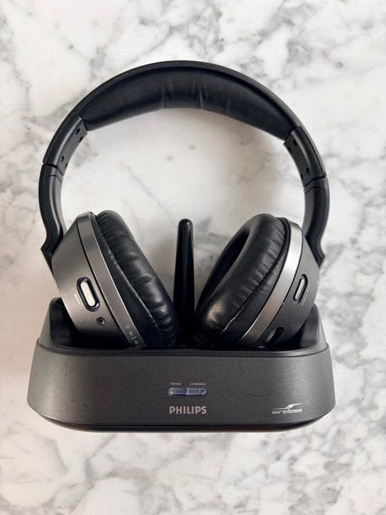 Casque TV audio sans fil  Philips SCH8565, Sans fil, Philips, Noir, Enlèvement