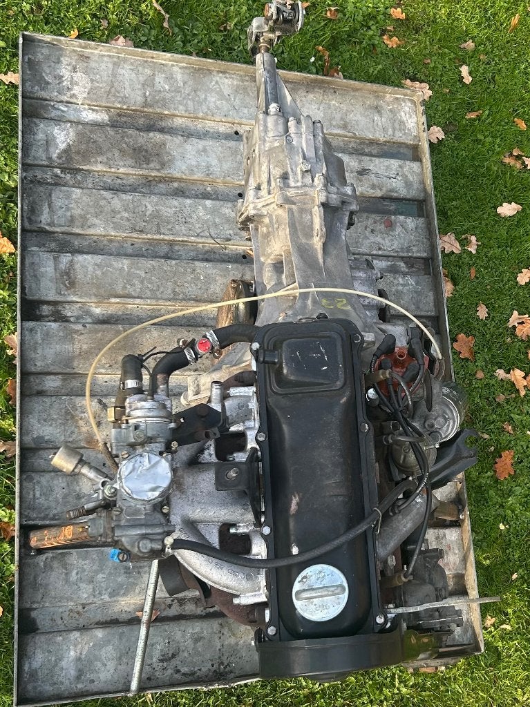Motorblok en versnellingsbak Passat b1 / Audi 80 b1, Auto-onderdelen, Ophalen, Gebruikt, Audi