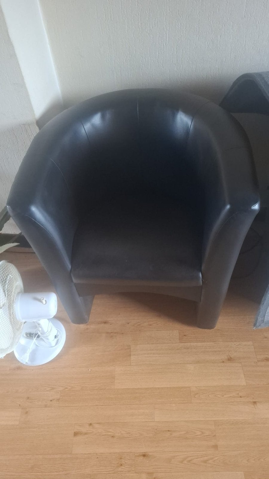 Leren fauteuils / kuipstoel, Huis en Inrichting, Ophalen, Zo goed als nieuw