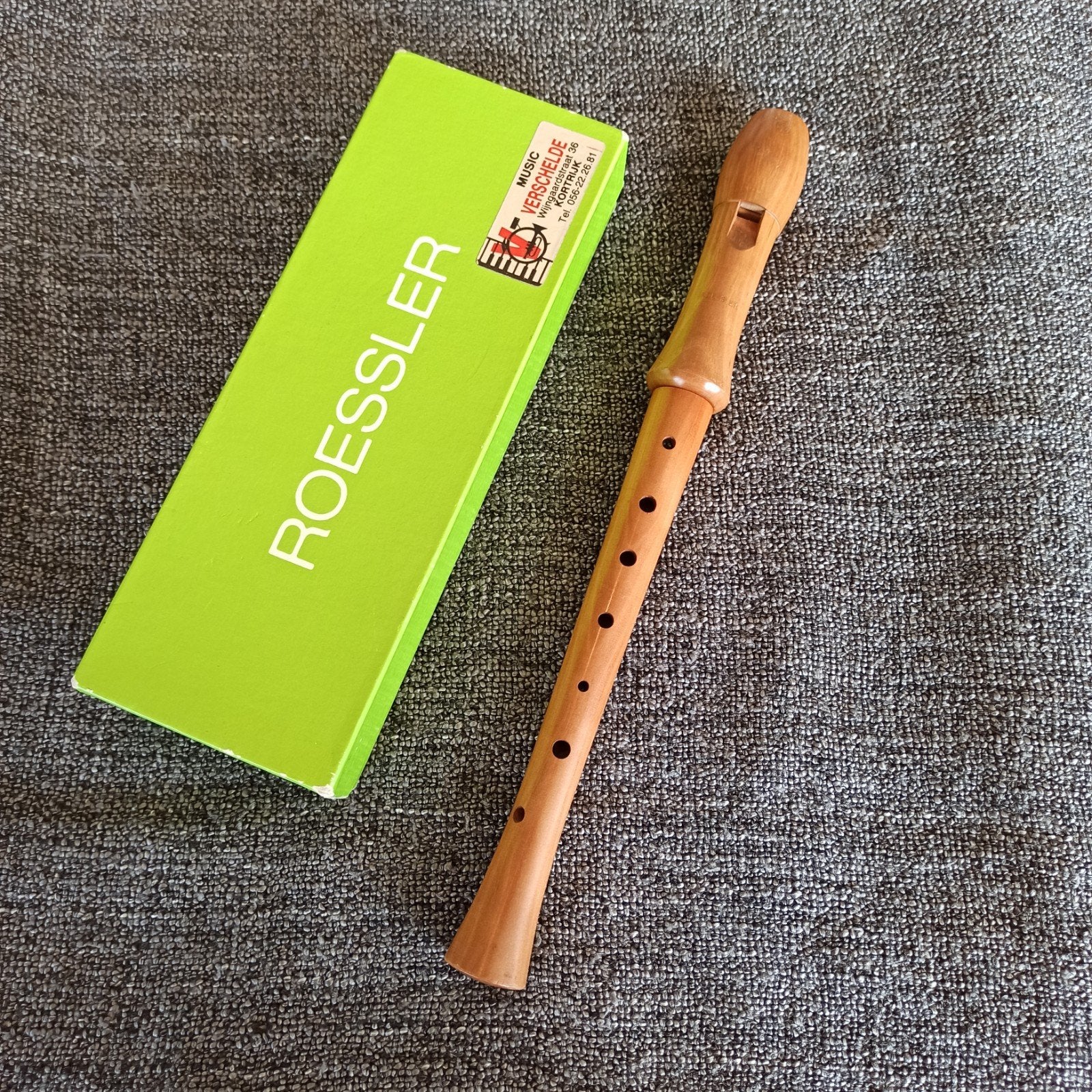 Roessler sopraan blokfluit, Muziek en Instrumenten, Blaasinstrumenten | Blokfluiten, Ophalen of Verzenden, Gebruikt, Sopraan of Sopranino