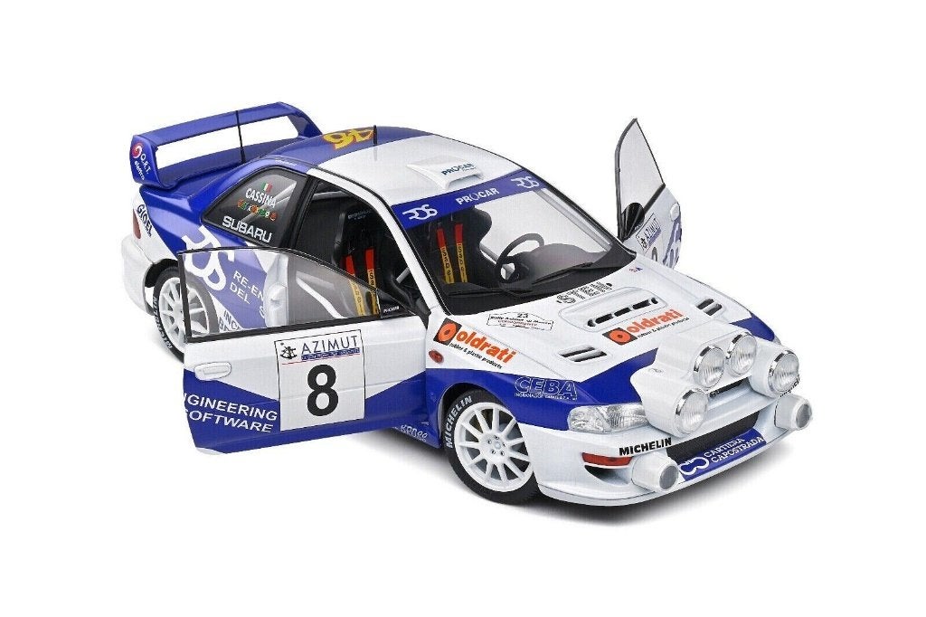 Valentino Rossi Subaru Impreza S5 Azimut di Monza 2000 1:18, Hobby en Vrije tijd, Modelauto's | 1:18, Ophalen of Verzenden, Nieuw