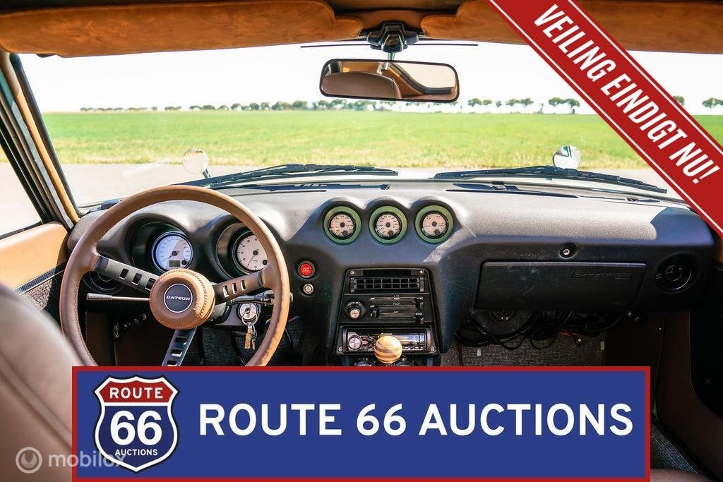 Datsun 240Z | 1972 | Route 66 Auctions, Overige merken, Zwart, Bedrijf, Handgeschakeld