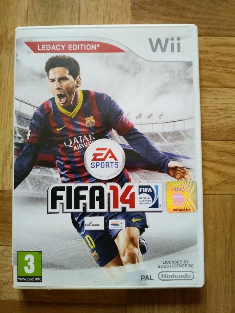 Jeu de football FIFA 14 pour Wii ou Wii U, Enlèvement ou Envoi, À partir de 3 ans, 3 joueurs ou plus, Sport