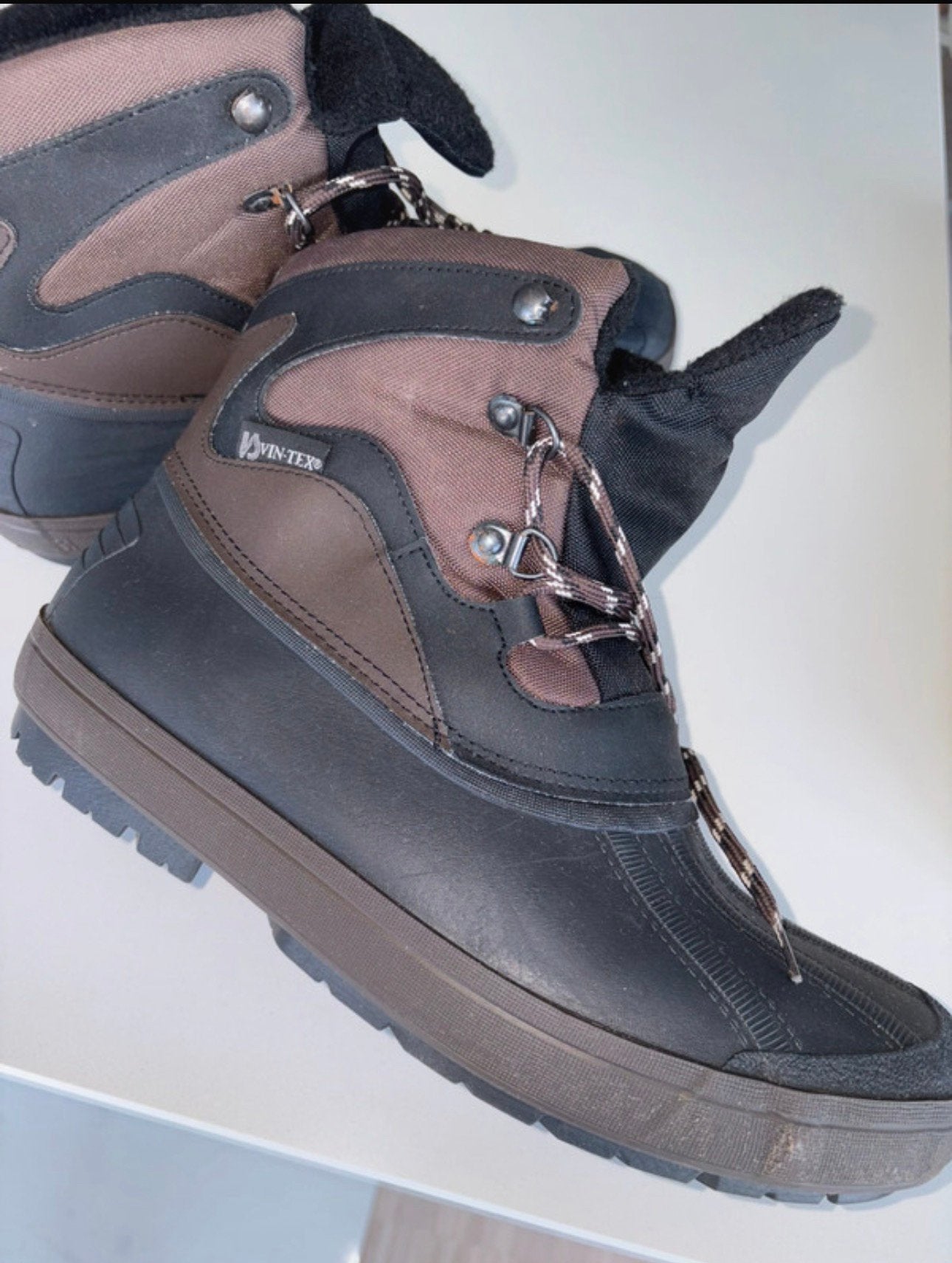 Waterdichte wandelbottines/snowboots in perfecte staat., Kleding | Heren, Ophalen of Verzenden, Zo goed als nieuw, Bruin, Boots